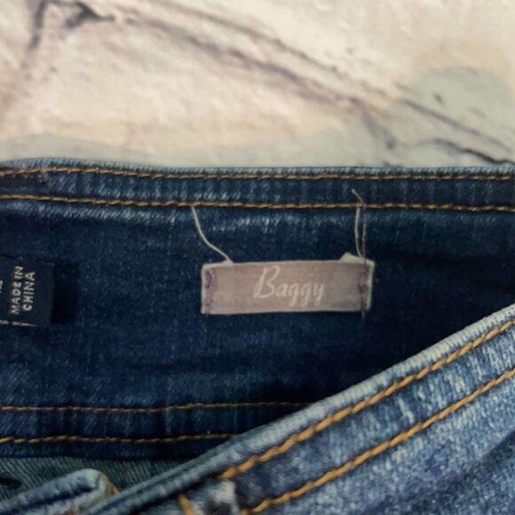 Zara Denim Rules By TRF Baggy Jeans High Waisted - Picture 5 of 8